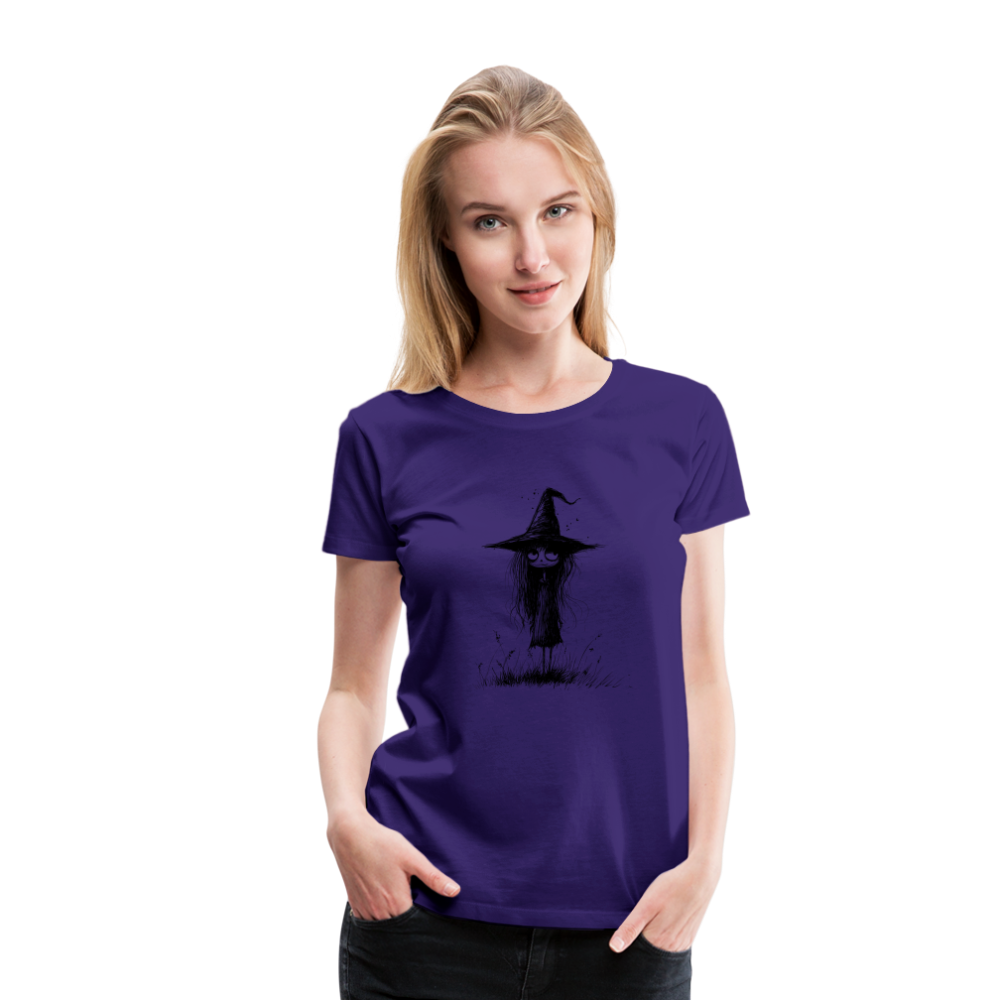 Kleine Hexe - Frauen Premium T-Shirt - Lila