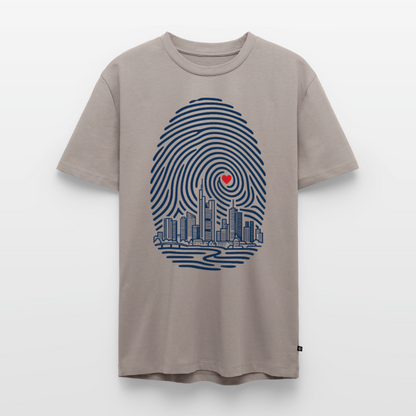 Frankfurt im Herzen – Männer Premium T-Shirt - Taupe