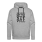 Babbel mich net voll - Herren Premium Hoodie - Grau meliert