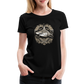 Cooler Hai mit Boho/Tribal Mustern - Frauen Premium T-Shirts - Schwarz