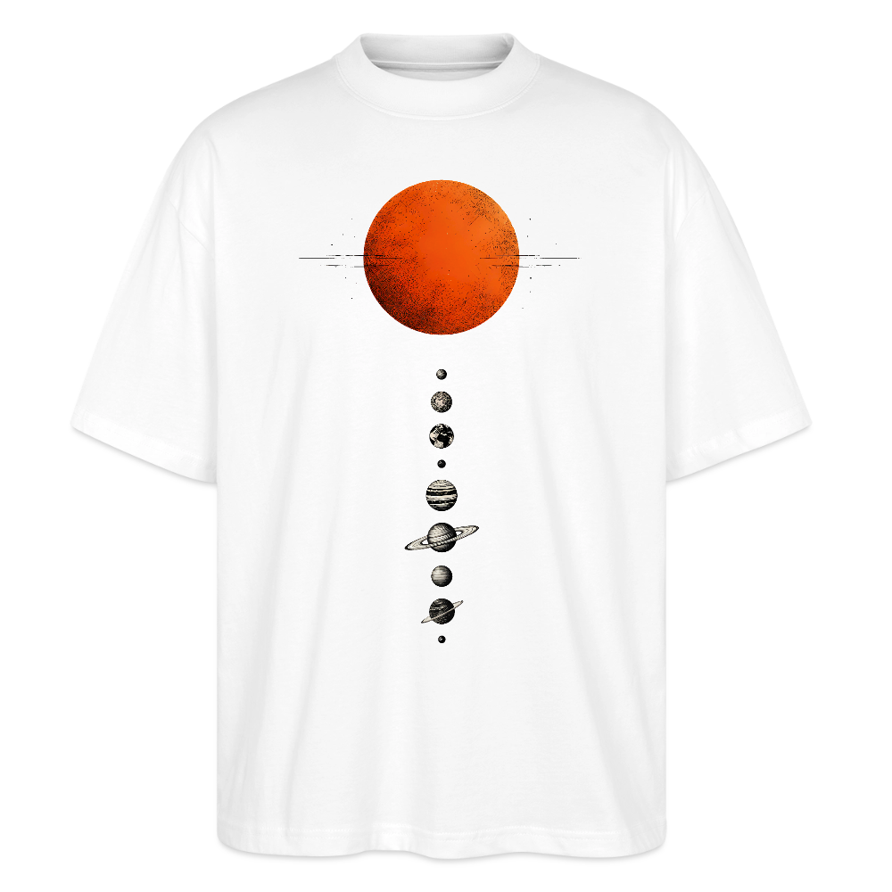 Sonnensystem - Oversized Unisex Bio T-Shirt Blaster 2.0 - by Artful Alchemist