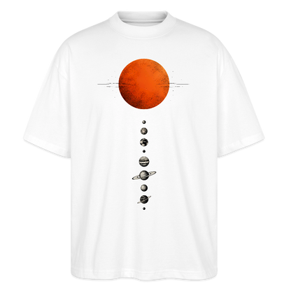 Sonnensystem - Oversized Unisex Bio T-Shirt Blaster 2.0 - by Artful Alchemist