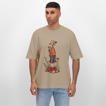 Skeleton Boy - Stanley/Stella Oversized Unisex Bio T-Shirt Blaster - by Artful Alchemist