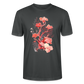 Zarte Korallen Blumen - Stanley/Stella Unisex Bio-T-Shirt CRAFTER - Anthrazit