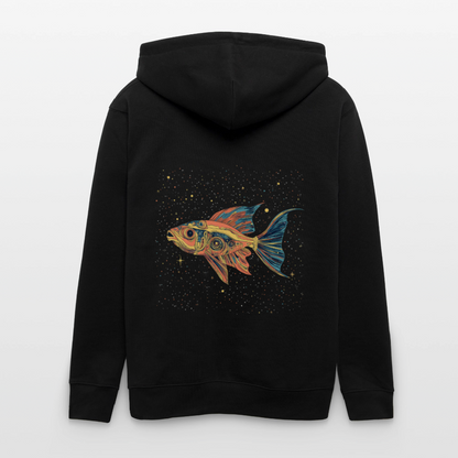 Bunter Meeres Fisch - Stanley/Stella Unisex Bio-Kapuzenjacke CULTIVATOR - by Artful Alchemist