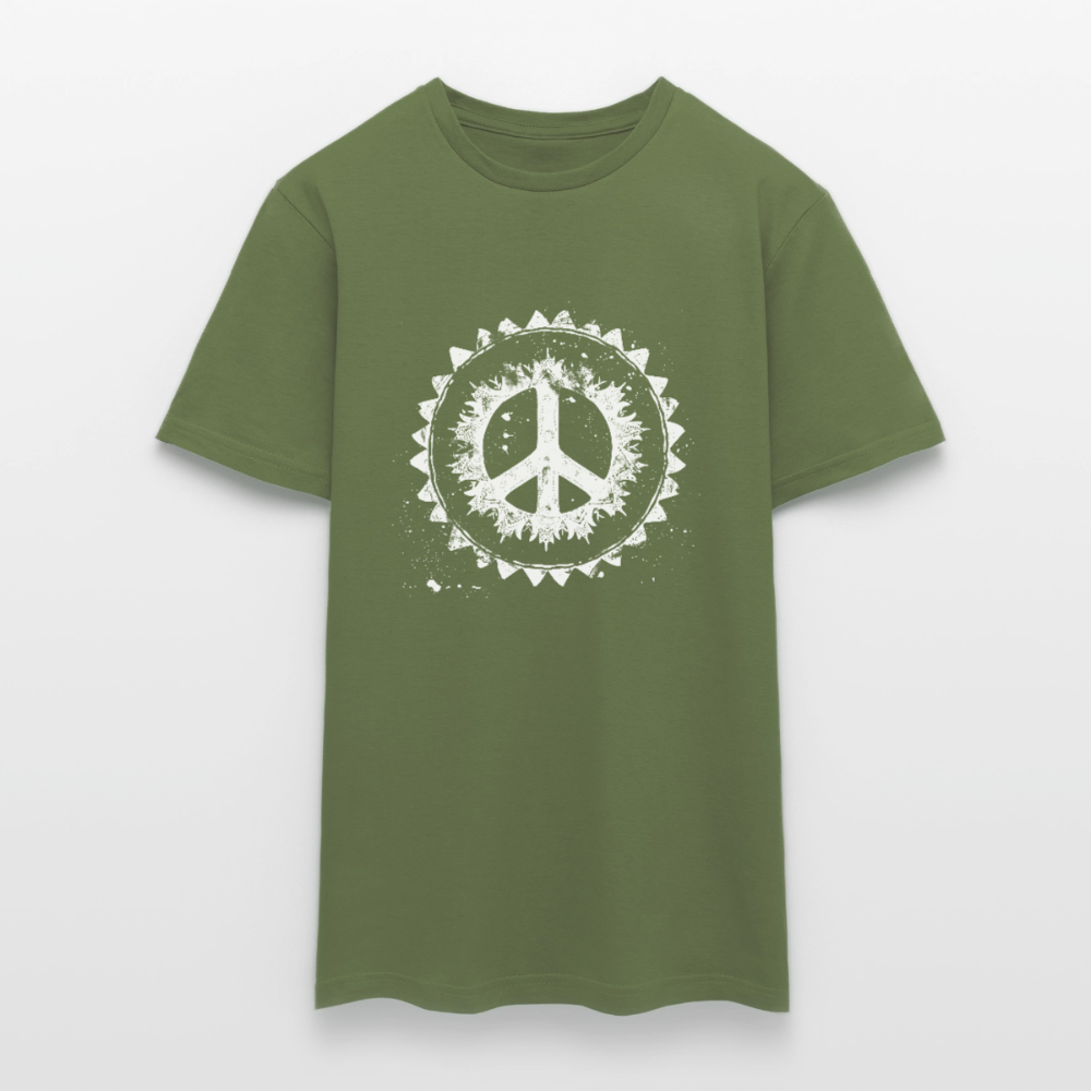 Urban Retro Peace Zeichen - Männer T-Shirt - by Artful Alchemist