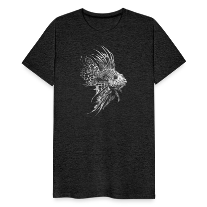 Rotfeuerfisch - Monochrom - Männer Premium T-Shirt - by Artful Alchemist