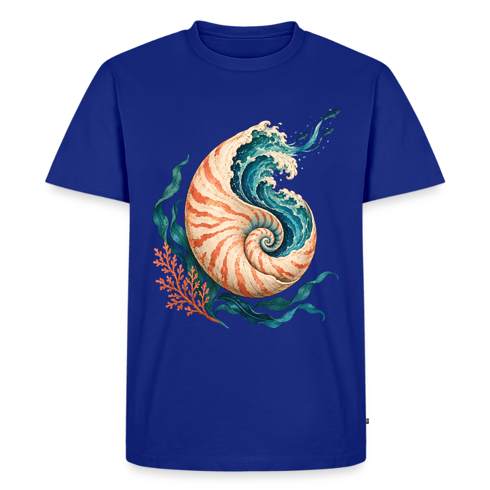 Nautilus Wave – Männer Premium T-Shirt - Royalblau