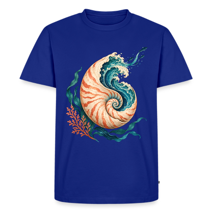 Nautilus Wave – Männer Premium T-Shirt - Royalblau