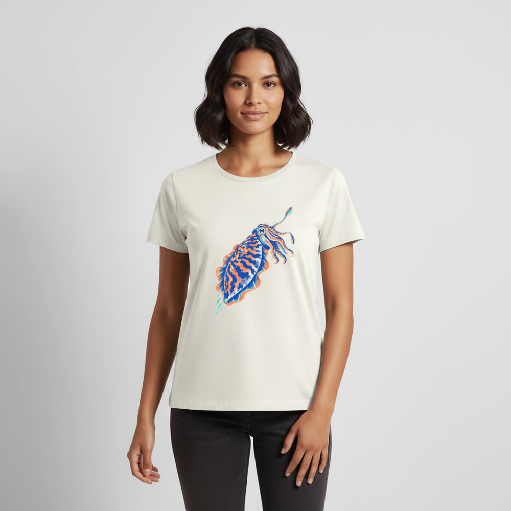 Sepia Ink – Frauen Premium T-Shirt - Naturweiß