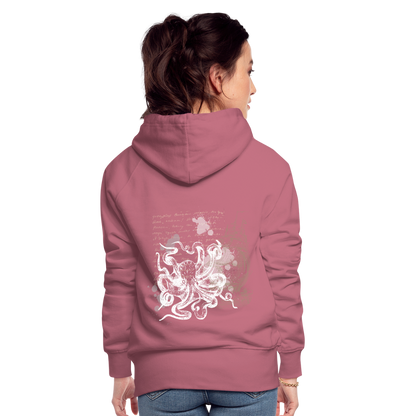 Vintage Steampunk Oktopus Motiv - Frauen Premium Hoodie - by Artful Alchemist
