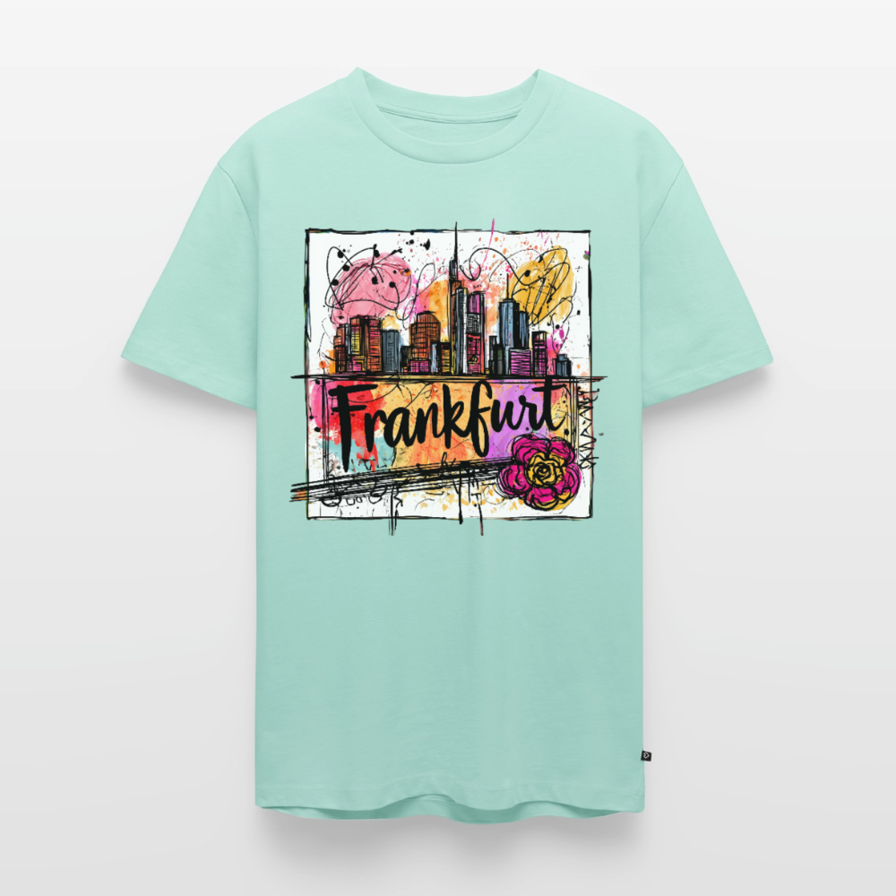 Frankfurt Skyline - Männer Premium T-Shirt - Mint 