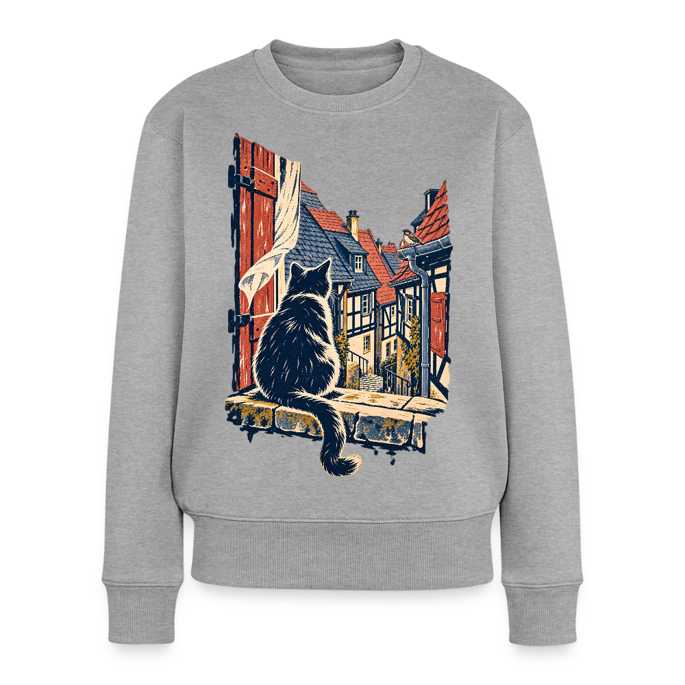 Altstadt-Katze – Frauen Premium Pullover - by Artful Alchemist