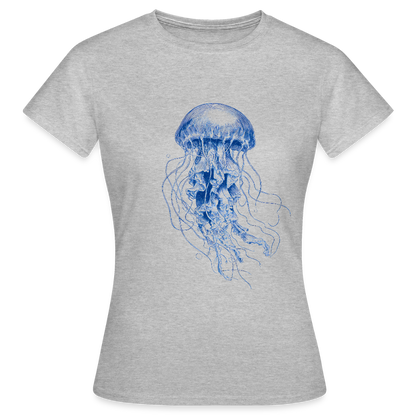 Indigo Qualle - Frauen T-Shirt - by Artful Alchemist