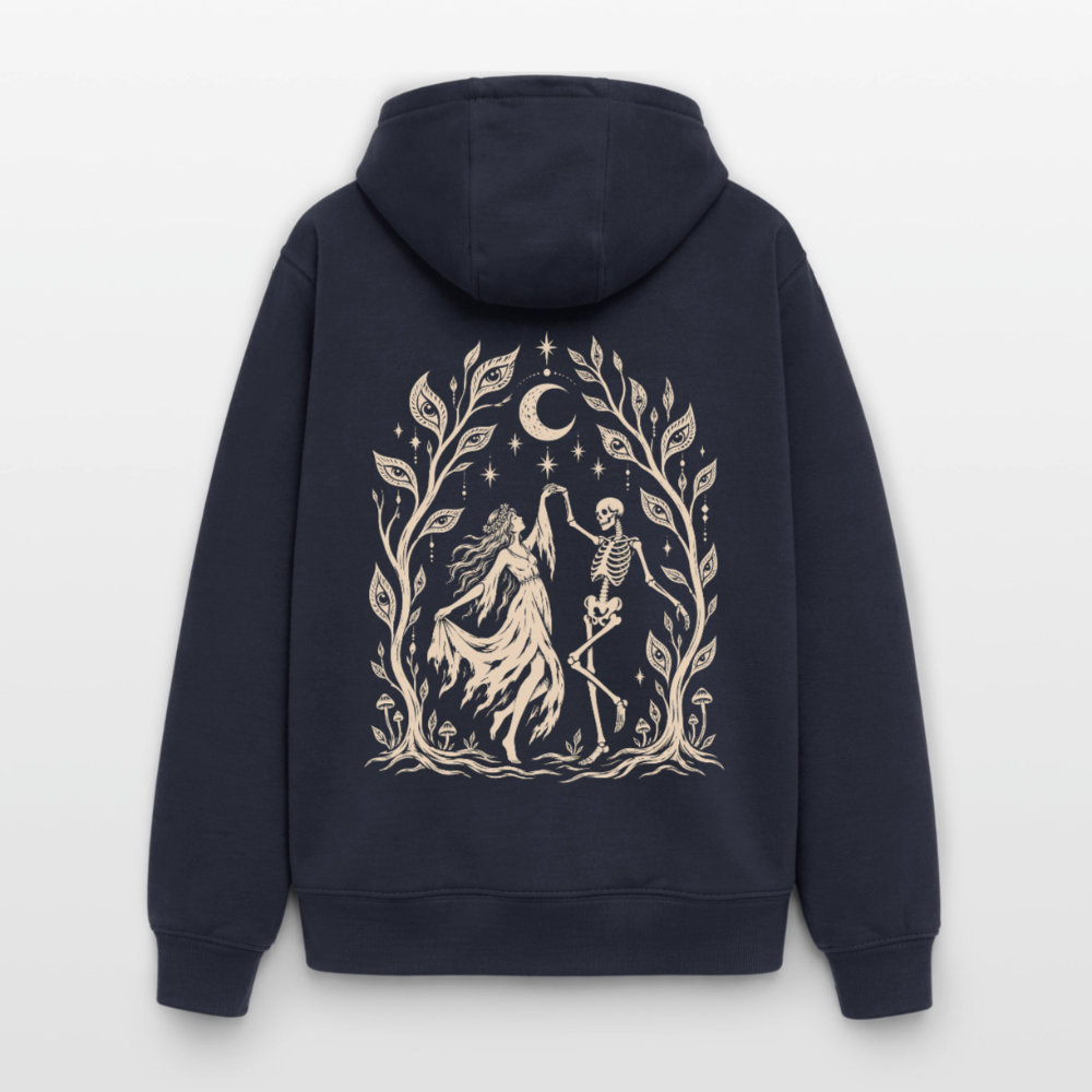 Moonlight Dance – Oversized Heavyweight Unisex Hoodie - Navy