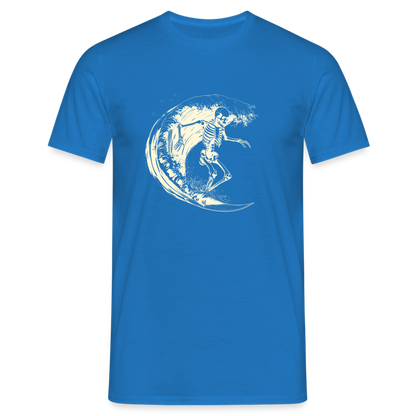 Cooles Surfer Skelett - Männer T-Shirt - by Artful Alchemist