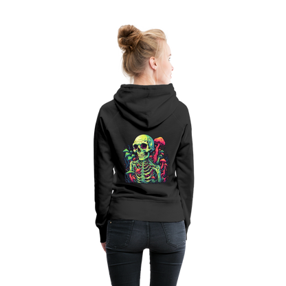 Horror Pilz Skelett - Happy Halloween - Frauen Premium Hoodie - by Artful Alchemist