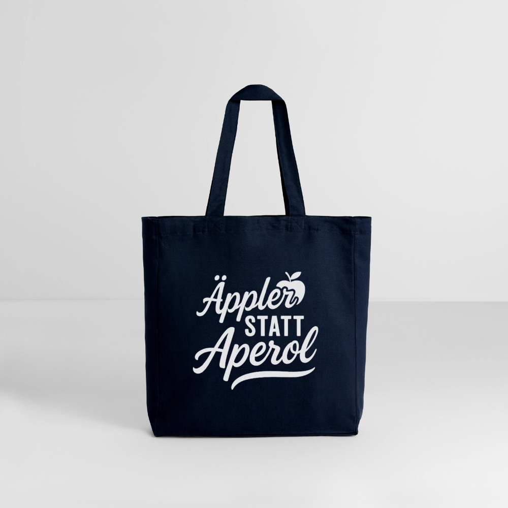 Äppler statt Aperol - Midweight recycelter Stoffbeutel von Stanley/Stella - Navy