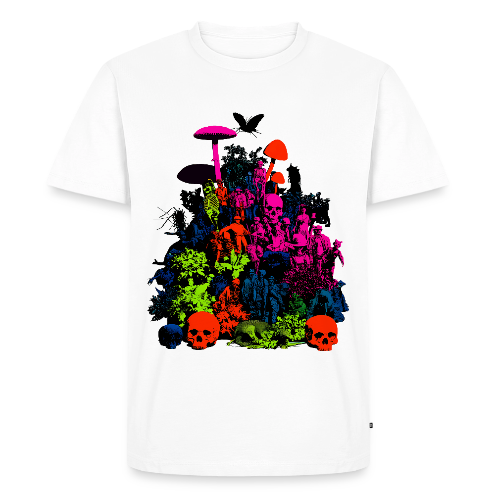 Neon Oddities – Männer Premium T-Shirt - Weiß