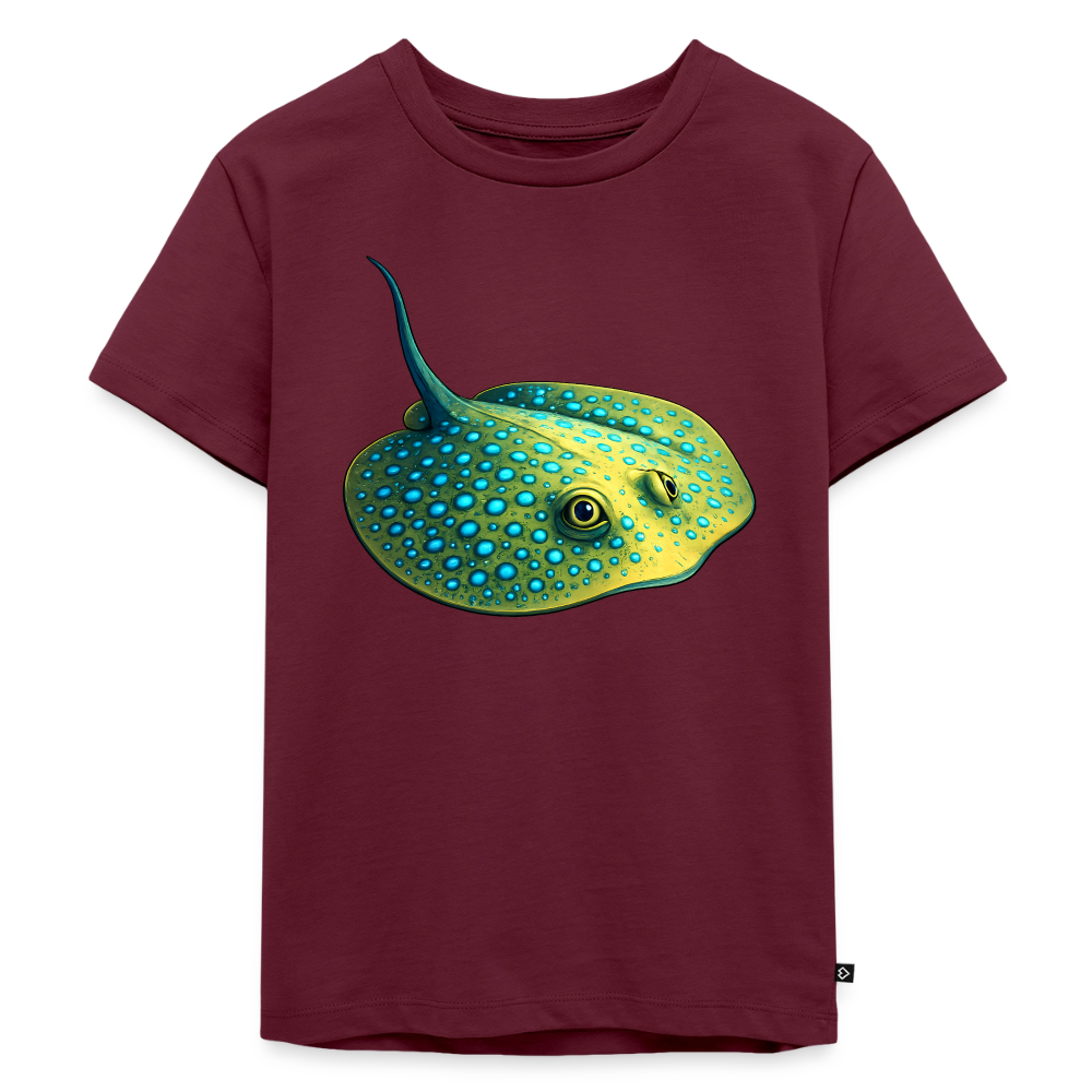 Blaupunktrochen - Kinder Premium T-Shirt - Burgunderrot