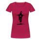 Kleine Hexe - Frauen Premium T-Shirt - dunkles Pink