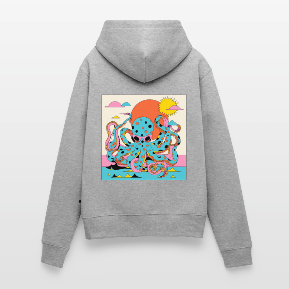 Octopus Summer – Retro Comic - Frauen Premium Bio Hoodie - by Artful Alchemist