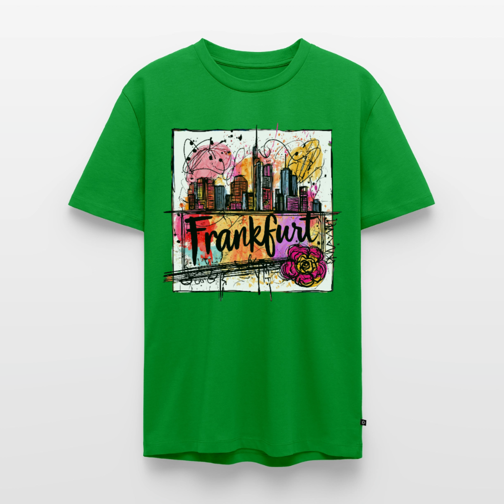 Frankfurt Skyline - Männer Premium T-Shirt - Grün