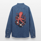 Vinyl Octopus – Denim Edition - Stanley/Stella Denim Hemd - verwaschenes Mittelblau 