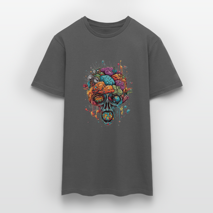 Surrealistischer, psychedelischer Totenkopf - Männer T-Shirt - by Artful Alchemist