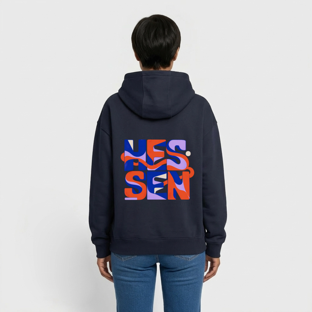 Hessen Color – Oversized Heavyweight Unisex Hoodie - Navy