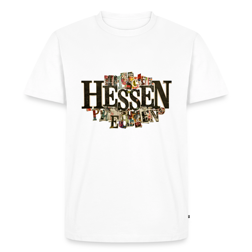 Hessen Collage - Männer Premium T-Shirt - Weiß