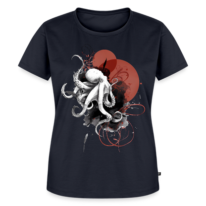 Oktopus Design – Tiefsee trifft Kunst - Frauen Premium T-Shirt - by Artful Alchemist