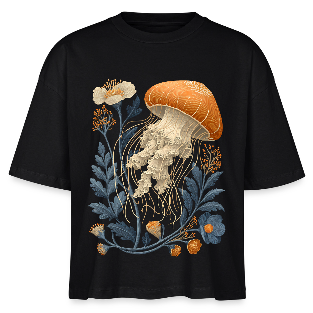 Ocean Bloom – Medusen-Art Boxy Bio-Shirt - Stanley/Stella Frauen Boxy Bio-T-Shirt Nova - by Artful Alchemist