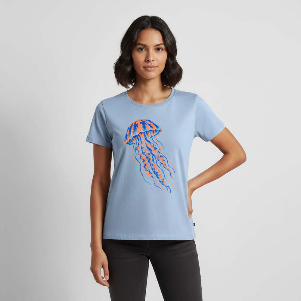 Jellyfish Ink – Frauen Premium T-Shirt - Hellblau