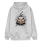 Gruseliger Horror Kürbis - Halloween Motiv - Gildan Unisex Softstyle® Midweight Hoodie - Hellgrau meliert