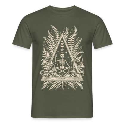 Mystic Fern – Männer T-Shirt - Militärgrün