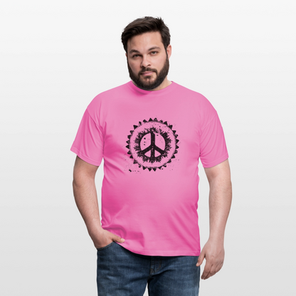 Urban Retro Peace Zeichen - Männer T-Shirt - by Artful Alchemist