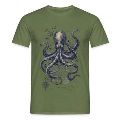 Steampunk Oktopus - Männer T-Shirt - by Artful Alchemist