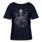 Steampunk Oktopus - Stanley/Stella Relaxed Rundhals Frauen Bio-T-Shirt SERENA - Navy