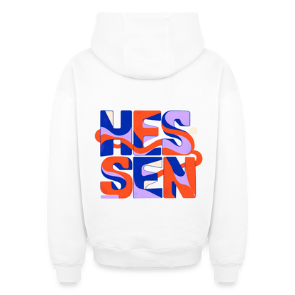 Hessen Color – Oversized Heavyweight Unisex Hoodie - Weiß