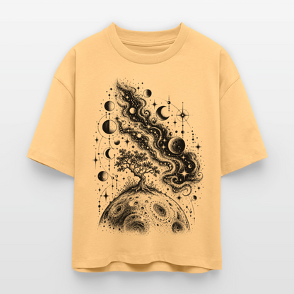 Kosmischer Baum – Frauen Boxy Bio-T-Shirt Nova - Mispel