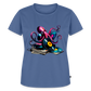 DJ Oktopus – Wenn Tiefsee auf Vinyl trifft - Frauen Premium T-Shirt - Taubenblau