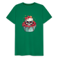 Gruseliges Horror Kirschtörtchen - Happy Halloween - Männer Premium T-Shirt - Kelly Green