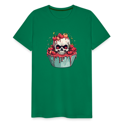 Gruseliges Horror Kirschtörtchen - Happy Halloween - Männer Premium T-Shirt - by Artful Alchemist