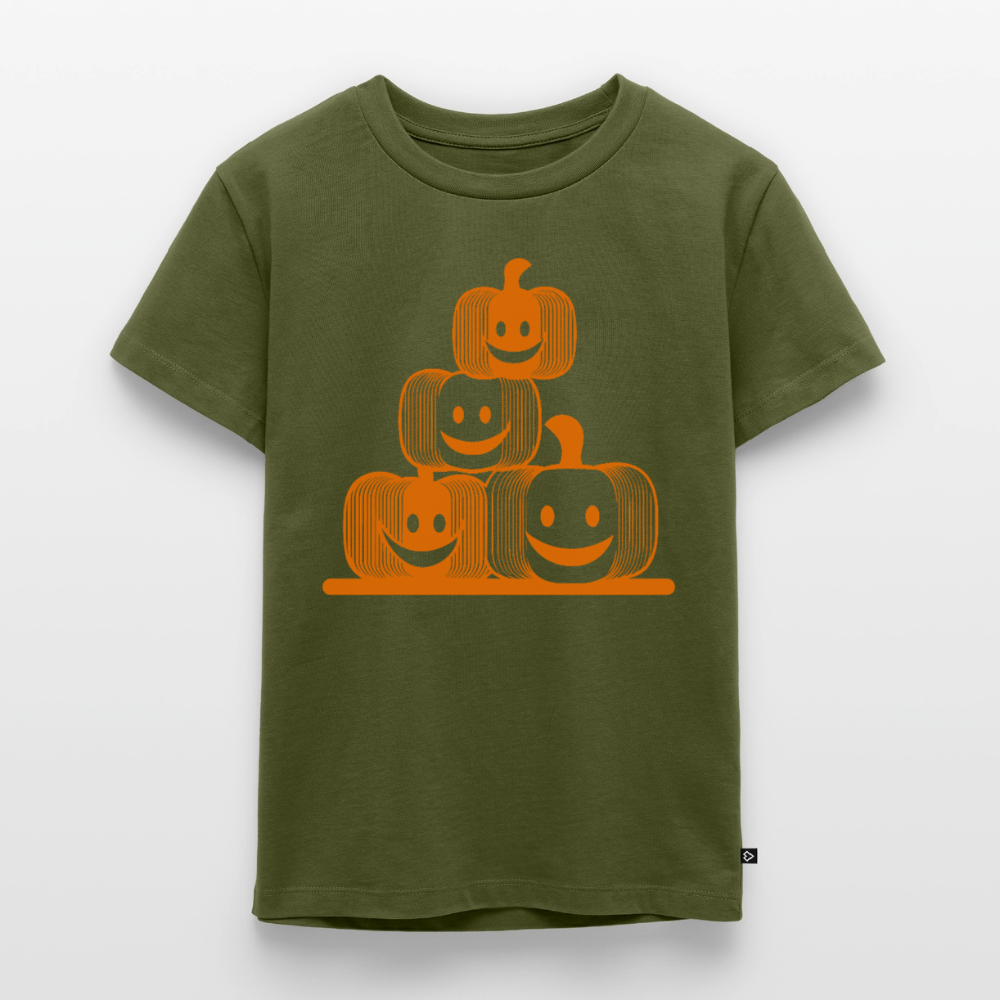 Happy Pumpkin Crew - Kinder Premium T-Shirt - Khaki