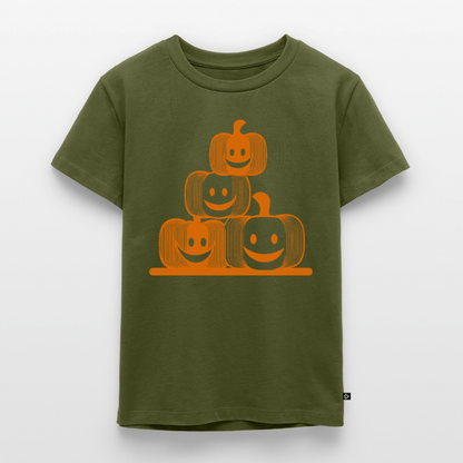 Happy Pumpkin Crew - Kinder Premium T-Shirt - by Artful Alchemist