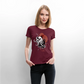 Oktopus Design – Tiefsee trifft Kunst - Frauen Premium Bio T-Shirt - Burgunderrot
