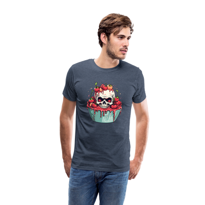 Gruseliges Horror Kirschtörtchen - Happy Halloween - Männer Premium T-Shirt - by Artful Alchemist