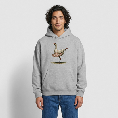 Gänseballerina - Oversized Heavyweight Unisex Hoodie - by Artful Alchemist