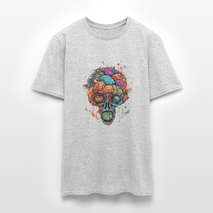 Surrealistischer, psychedelischer Totenkopf - Männer T-Shirt - by Artful Alchemist